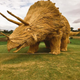 Illustration for article titled Straw Dinosaurs Appear in Japanese Fields, Try To Eat Humans